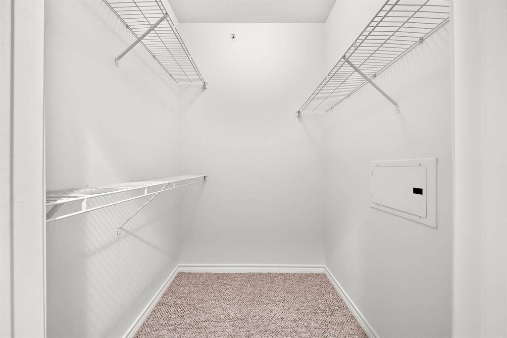Walk-in closet.