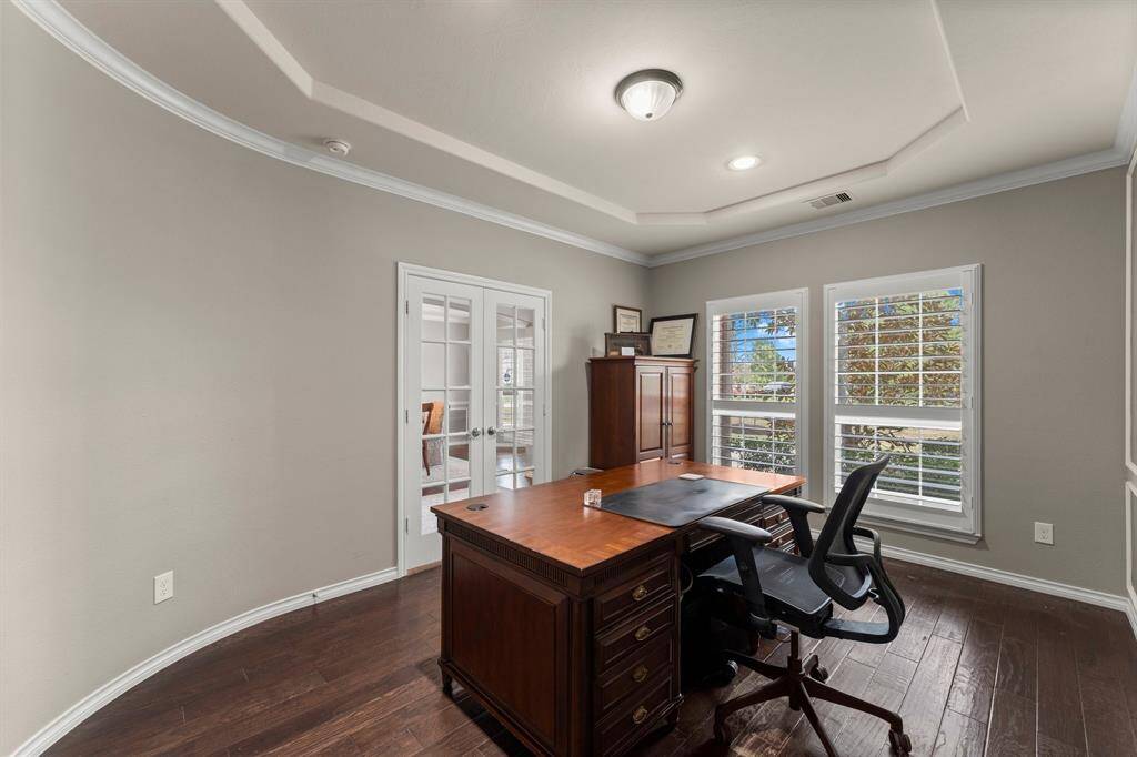 Close the doors for privacy for a full day of work from home leisure.