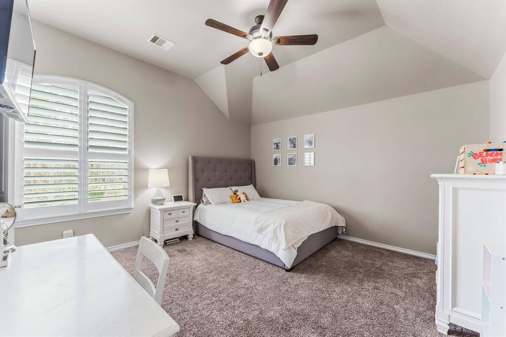 All the secondary bedrooms are huge and feature walk in closets. This is Bedroom 2.
