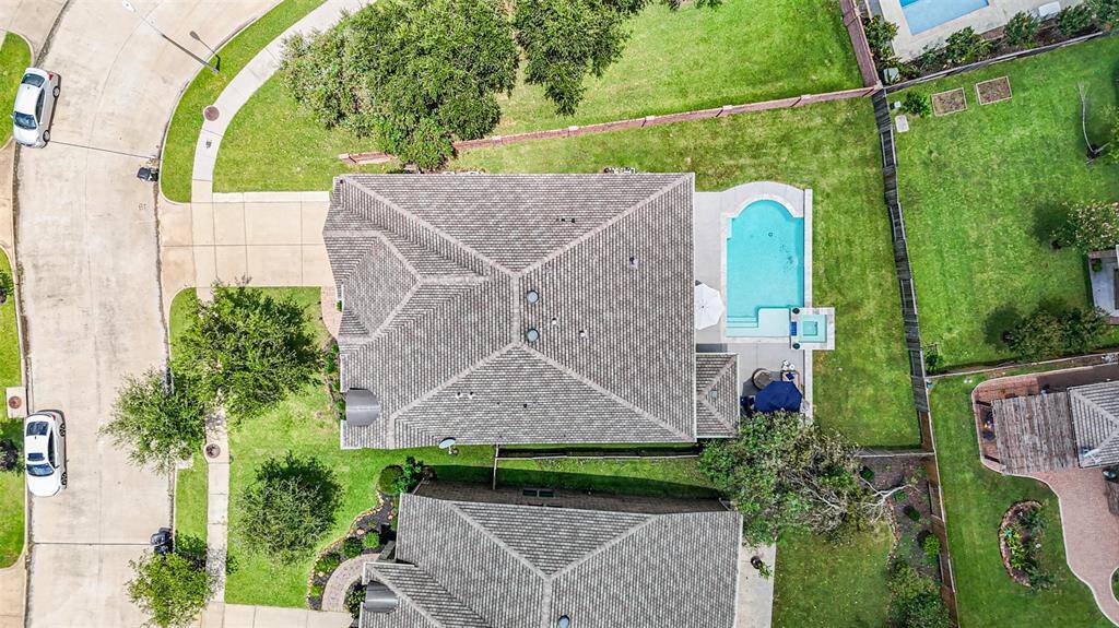 Aerial View of the Home