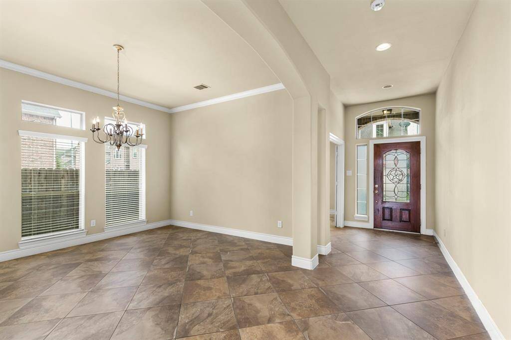 DINING ROOM AND FRONT FOYER