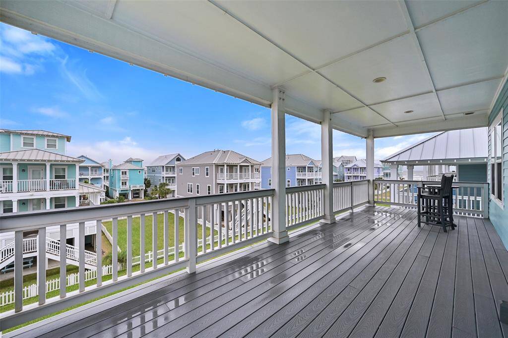 The views from your primary bedroom balcony are great! Sit and listen to the sound of the waves on your very own TREX-decking top floor patio.  There is also a beach cam to monitor the gulf while away!