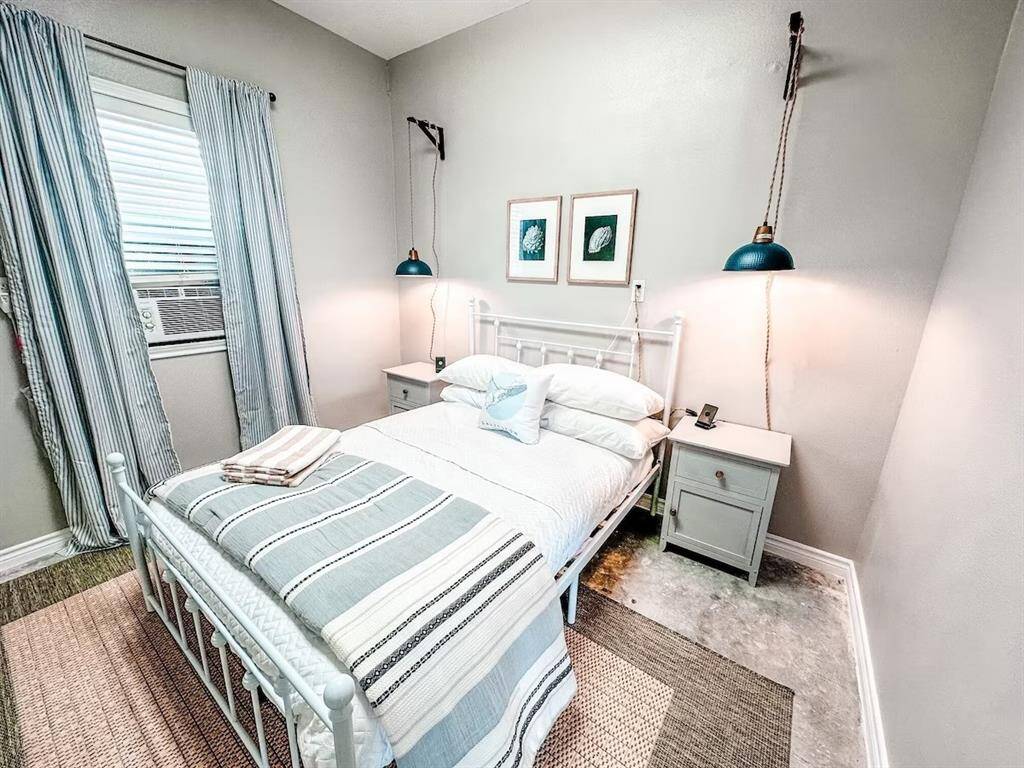 The fourth bedroom is located on the ground level.
