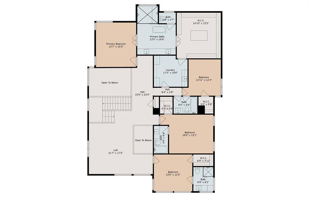 Floor Plan - Second floor