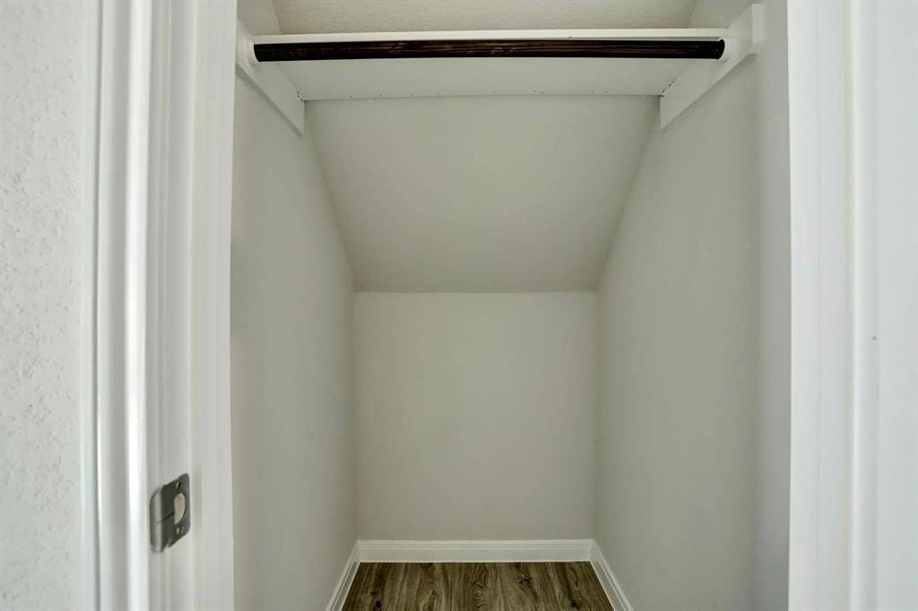 Under the stairs closet
