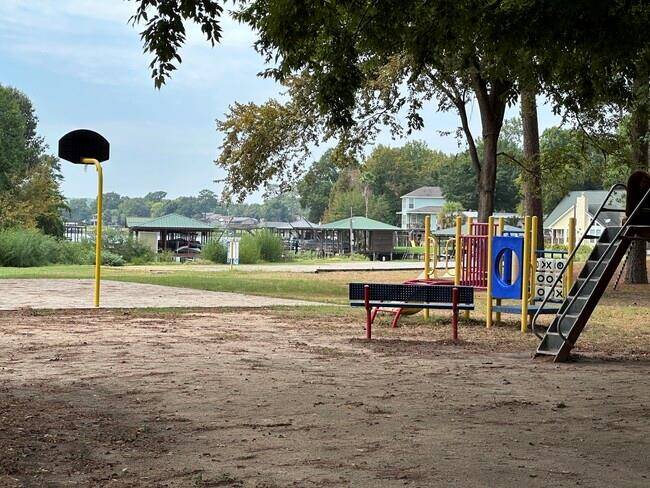 Community playground across the street