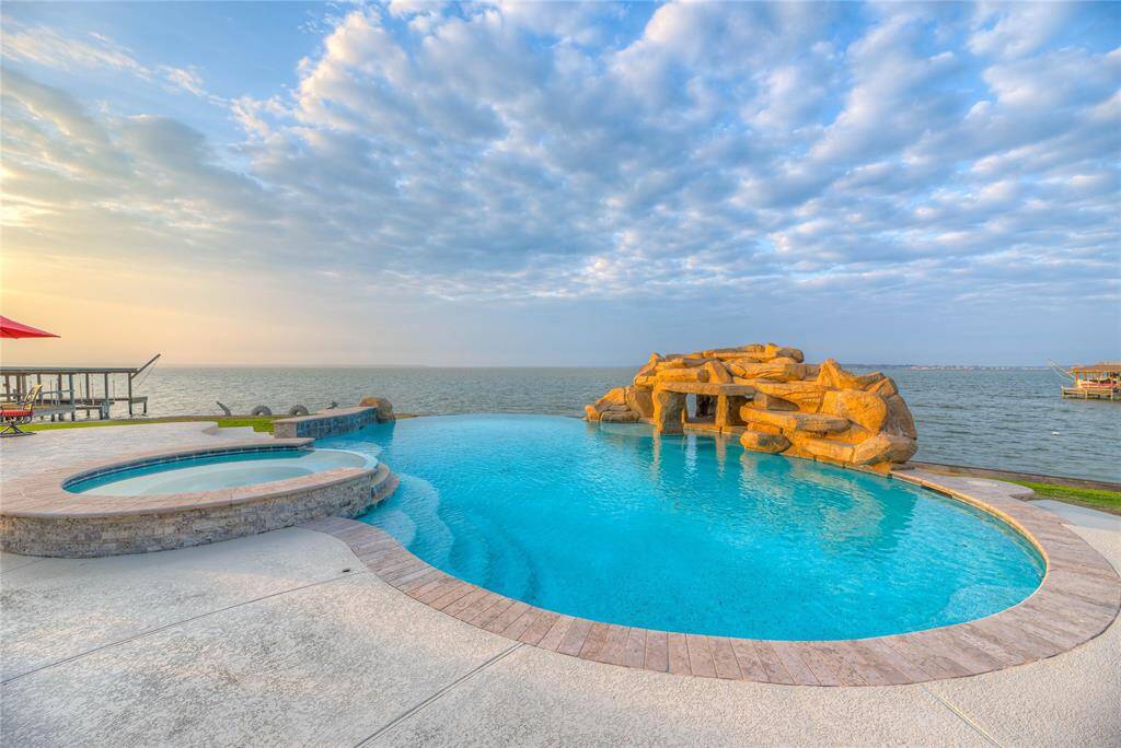 Every day is a vacation with your own resort-style pool with waterfall