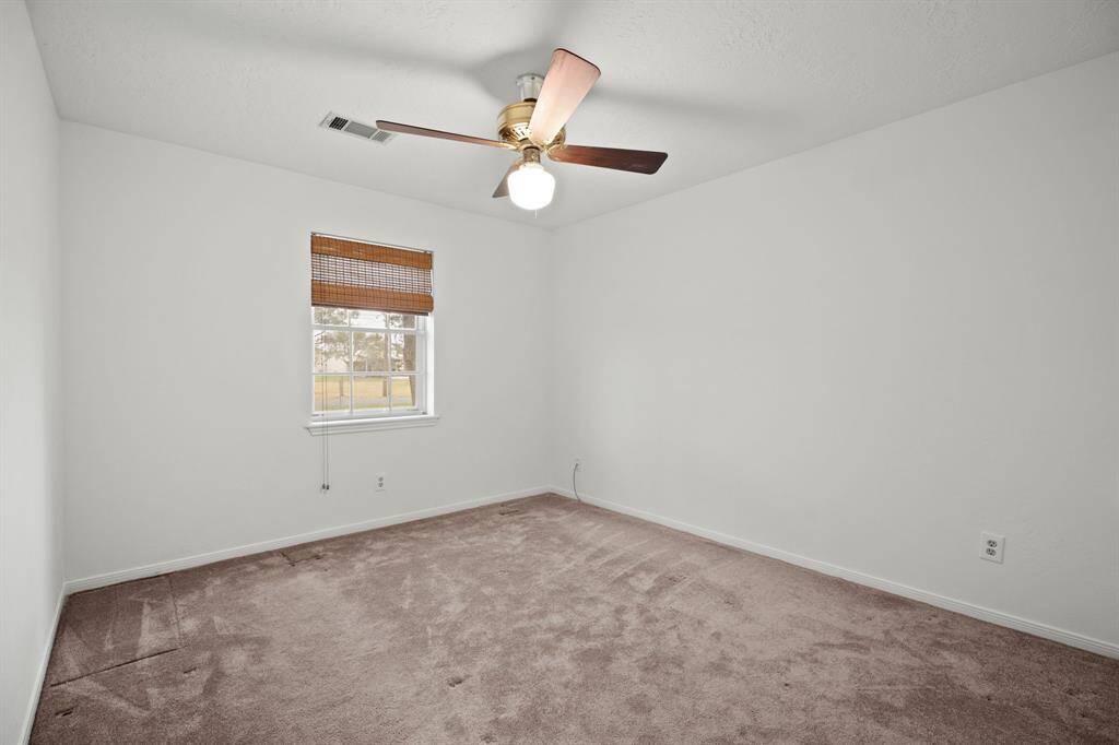 Secondary bedroom with large closet.