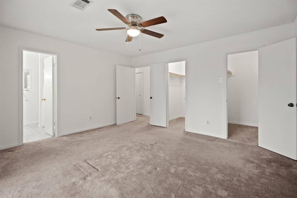 Spacious primary bedroom.