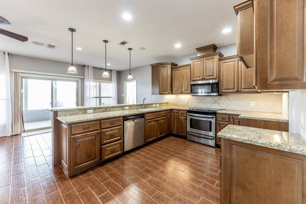 Large open kitchen