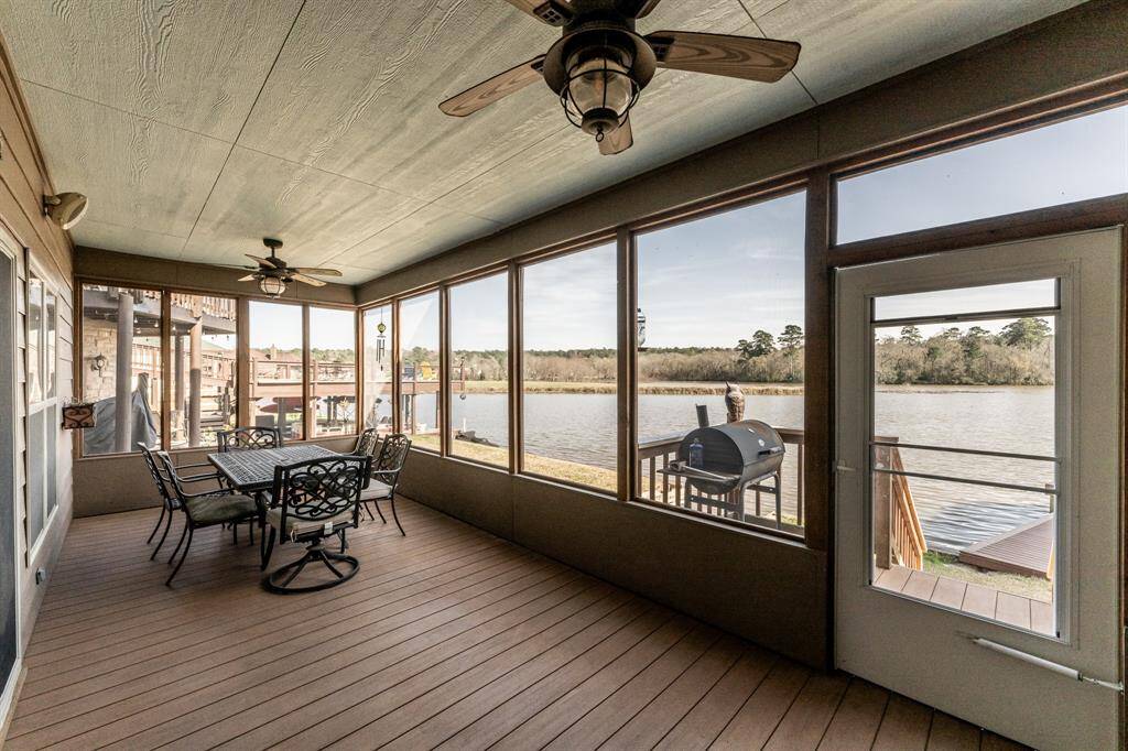 1 of 2 Extra Large Screen porches.  One upstairs One downstairs