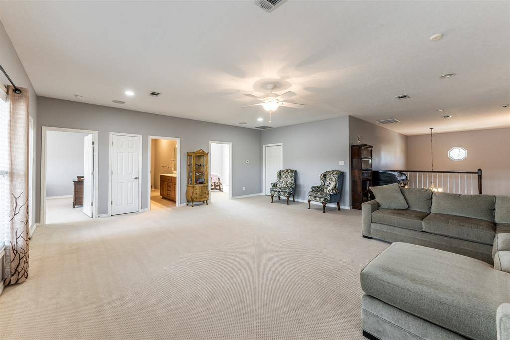 ENORMOUS upstairs living area