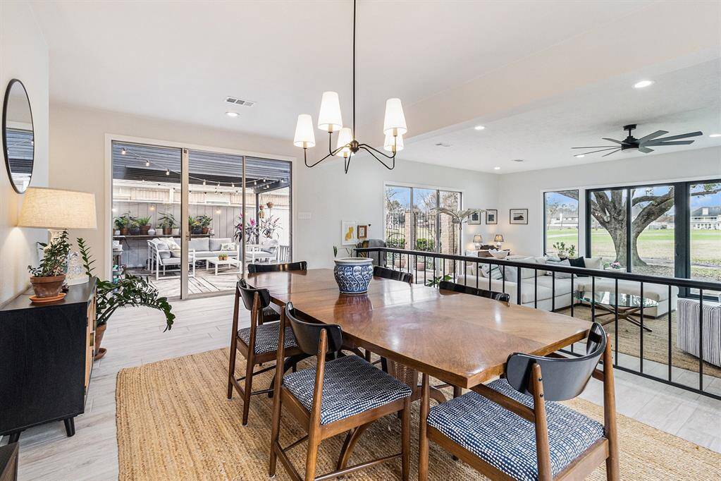 Entertain in style in this huge dining room