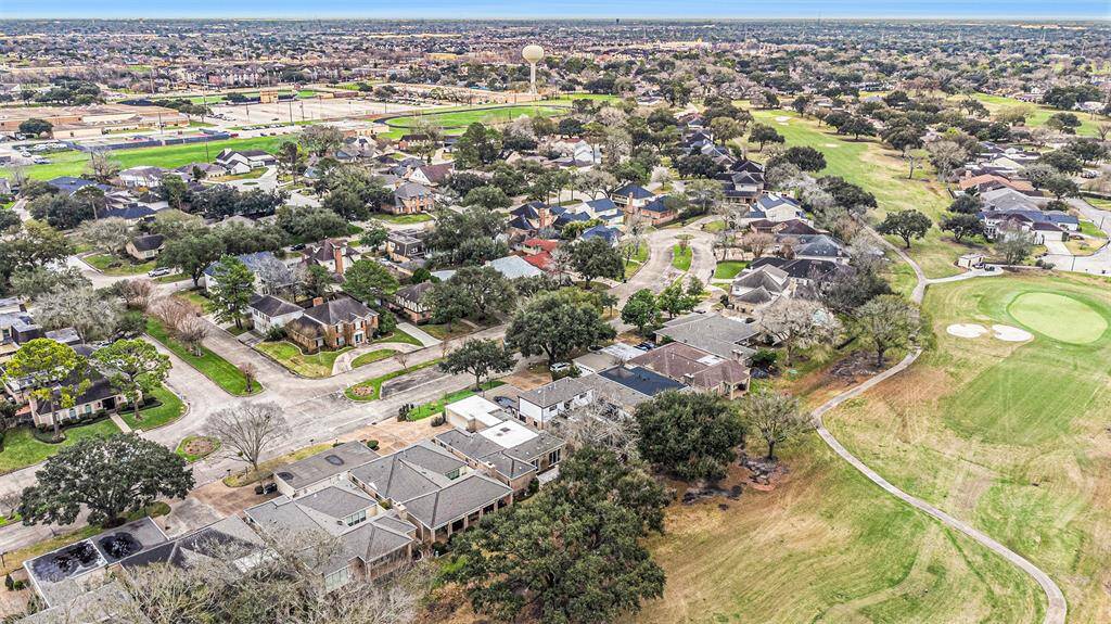 A great view of the area, golf course and neighborhood.