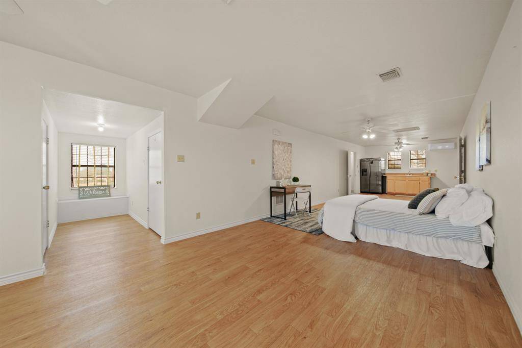 Upstairs laundry room.