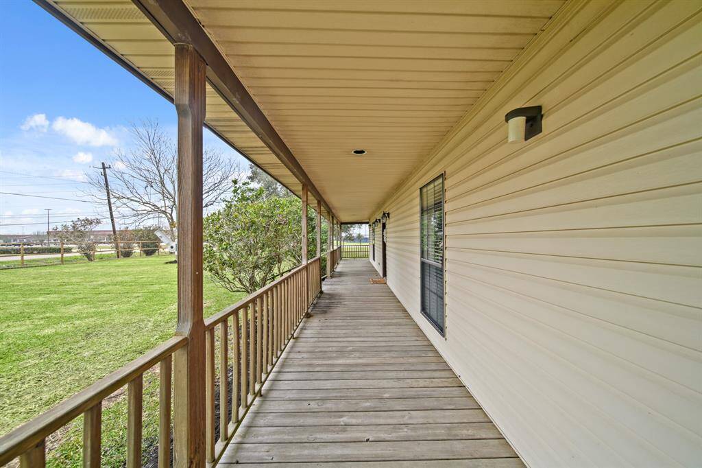 Charming wrap around porch.