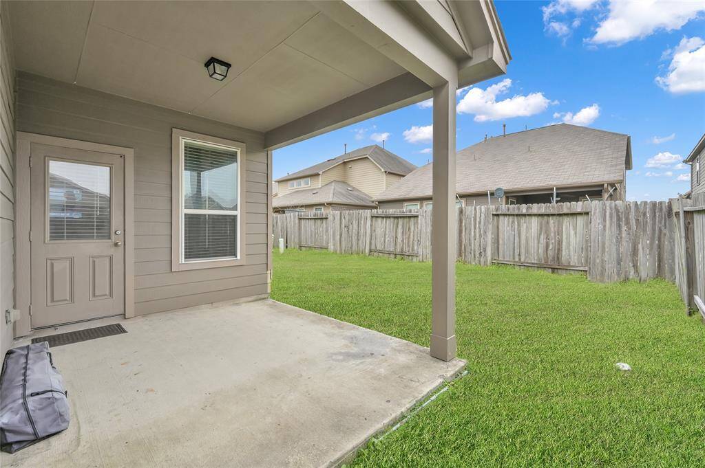 Covered patio