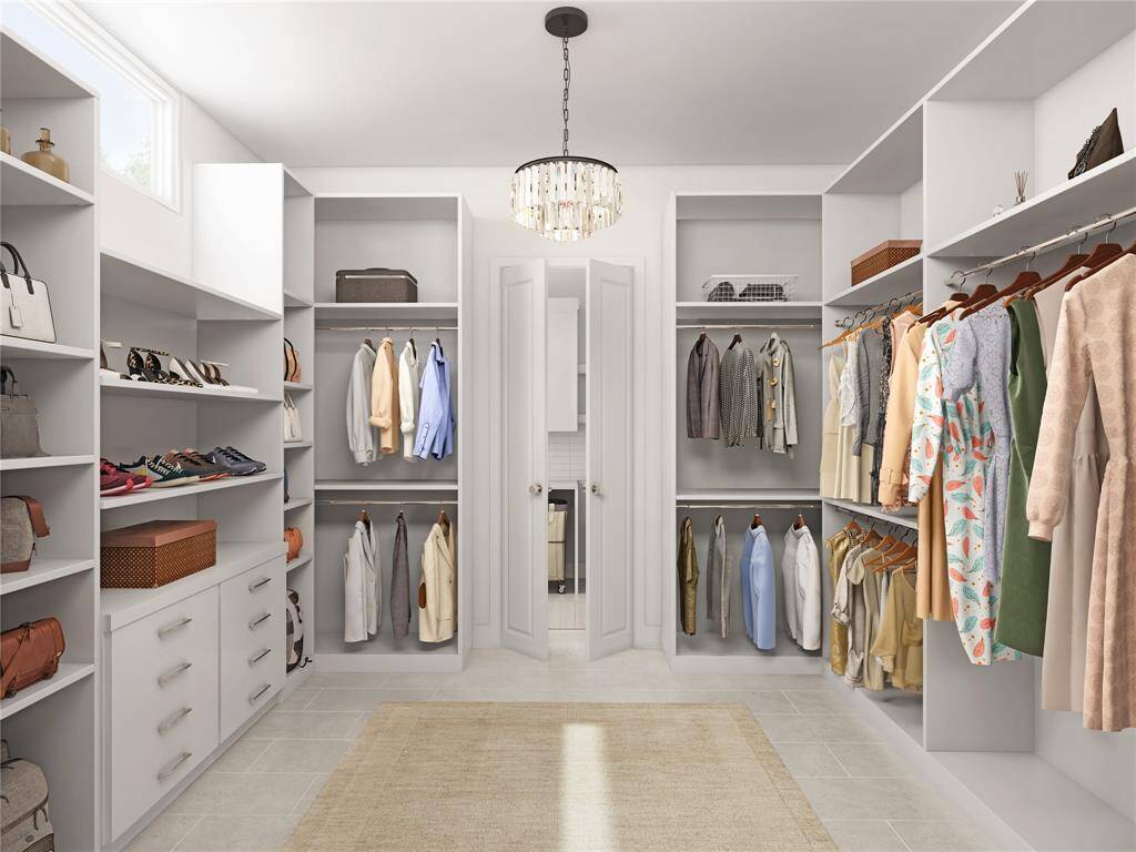 A walk-in closet that redefines storage luxury. With ample space for clothing, shoes, and accessories, it’s designed to keep your wardrobe perfectly organized. The dimensions offer flexibility to customize with shelving, drawers, or even a dressing station.
