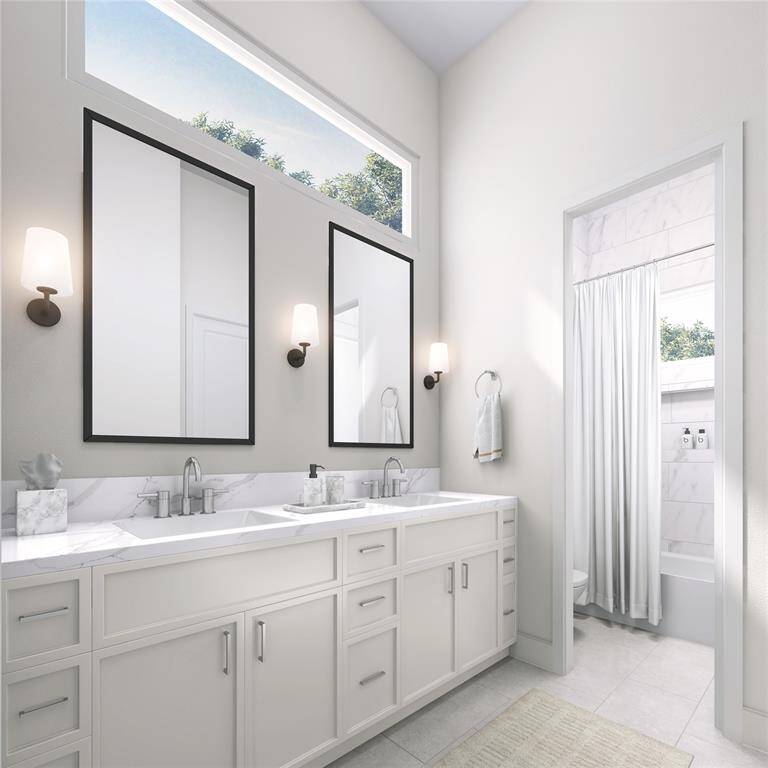 A spacious and stylish guest bath featuring modern amenities and thoughtful design. With ample room and premium finishes, it’s a functional yet elegant addition to the home.