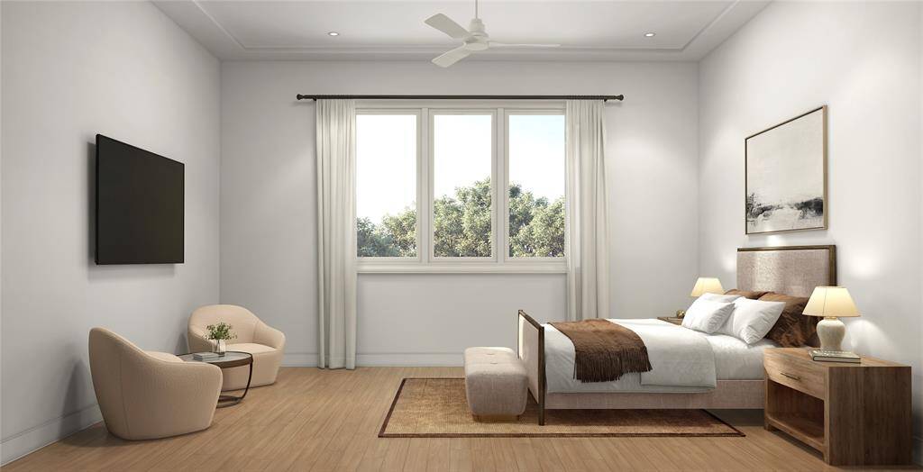 A versatile secondary bedroom offering plenty of space and privacy. Perfect as a child’s room, guest suite, or creative space, its design prioritizes comfort and functionality for everyday living.