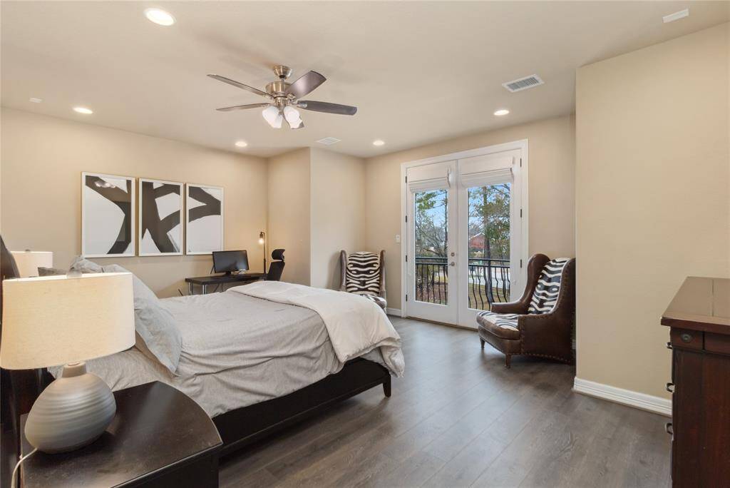 Bedroom 4 with juliet balcony.