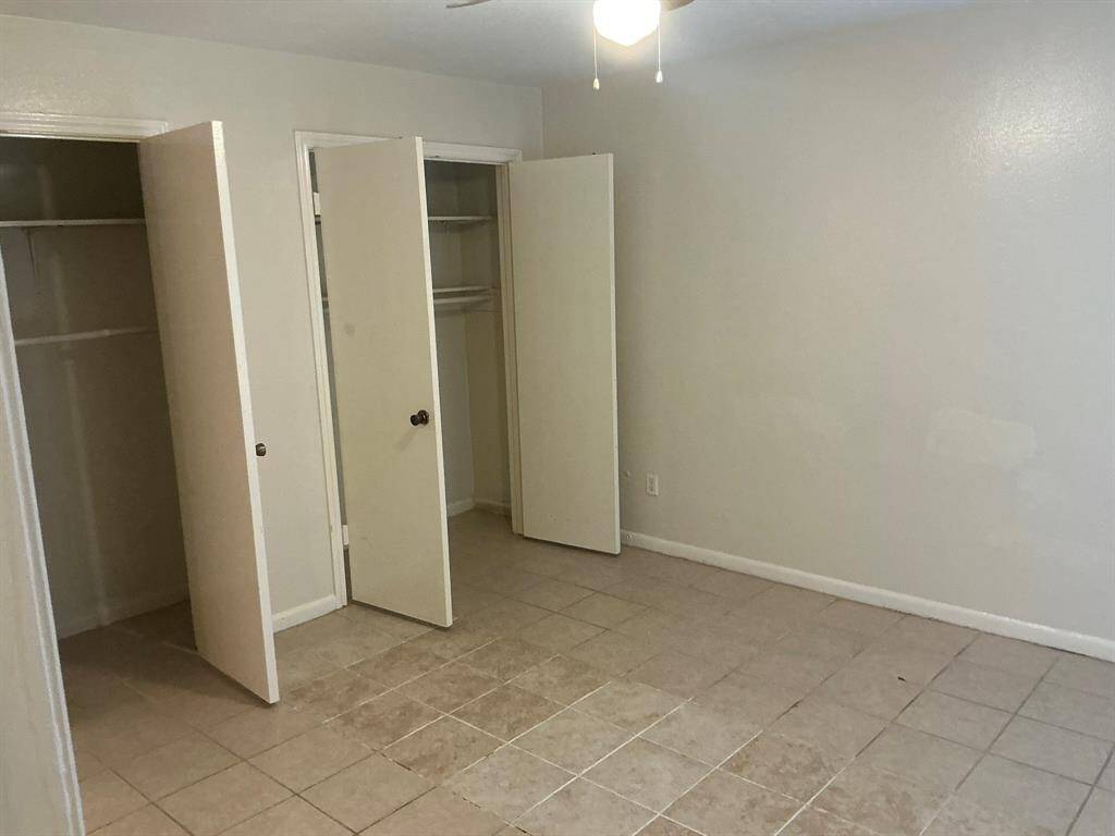 Unit B Primary Bedroom with double closets