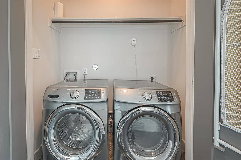 Utility room located on 3rd floor between the 2 upstairs bedrooms