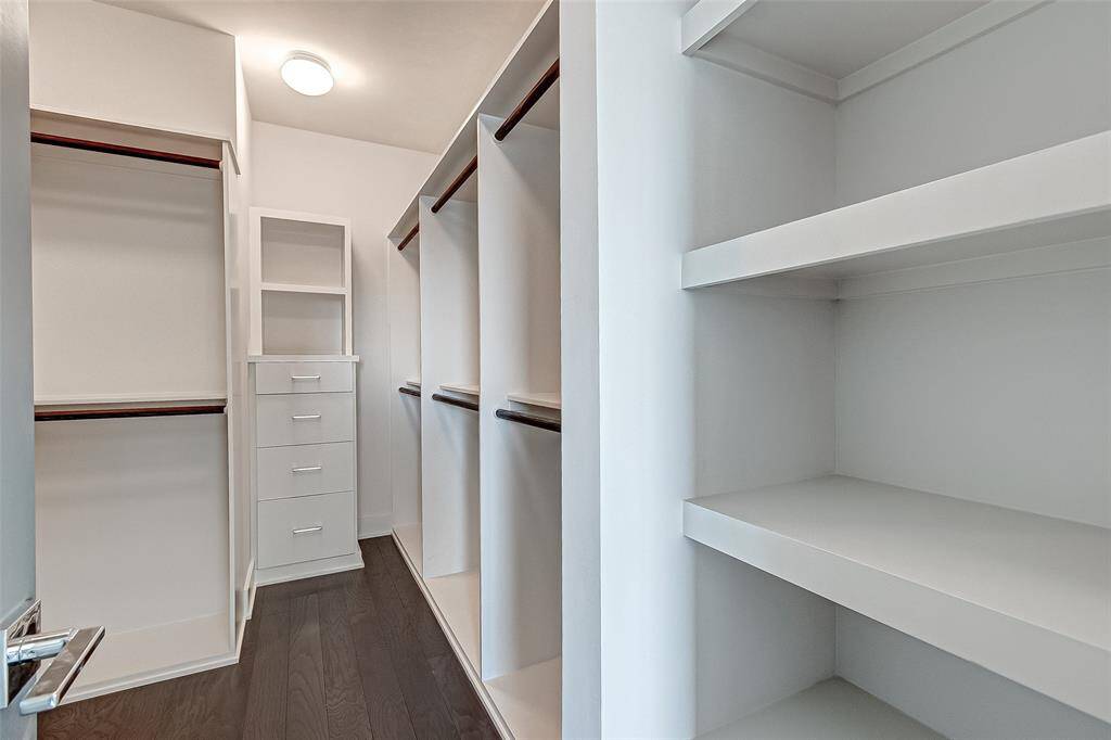 Huge primary closet