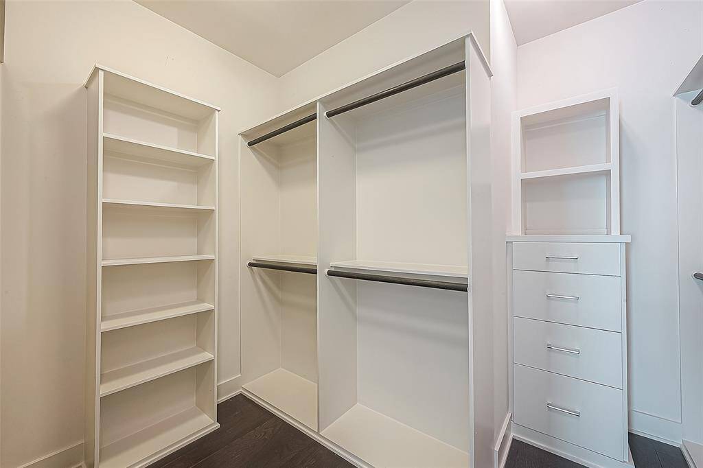 More of the primary closet