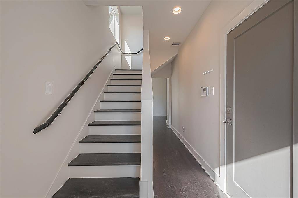 Welcome in!  Garage door is on the right.  Study is down the hallway.
