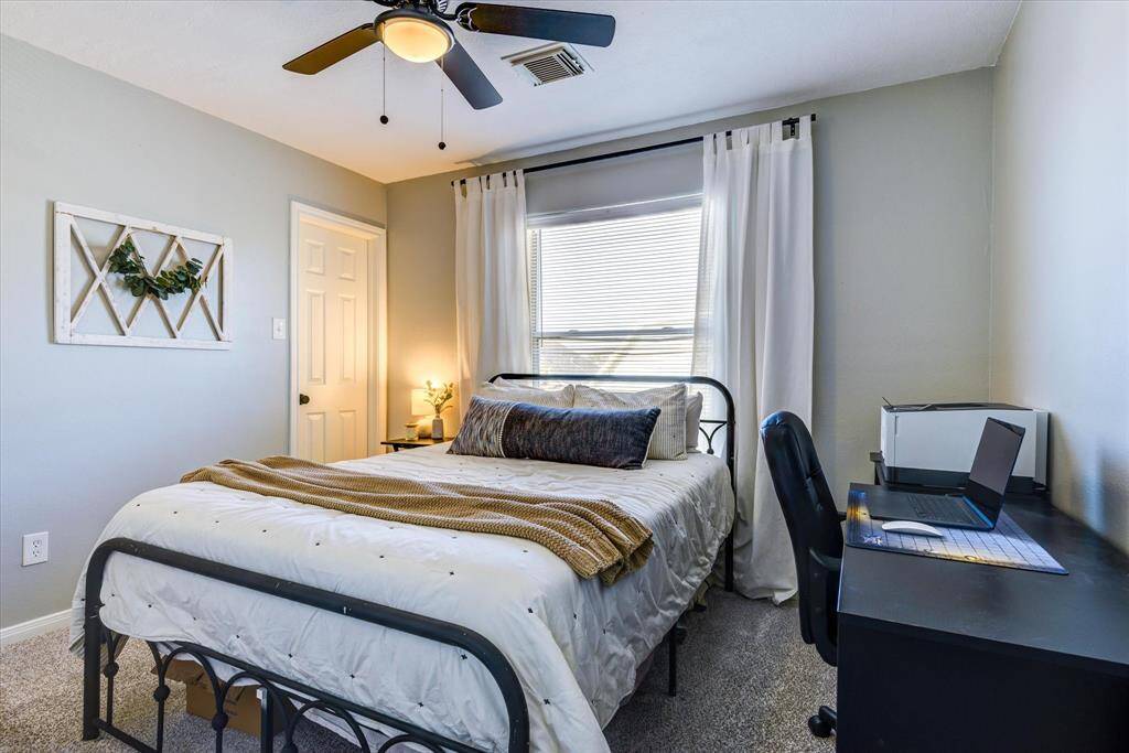 Bedroom 4 can be a wonderful guest room with its own FULL BATH!