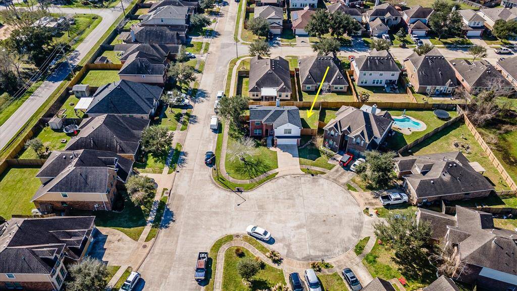 Note the LARGE cul-de-sac your home sits on; what a place for all activities right in front of the house!