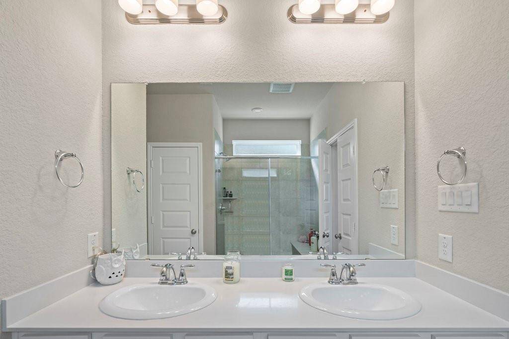 Primary has double sinks.