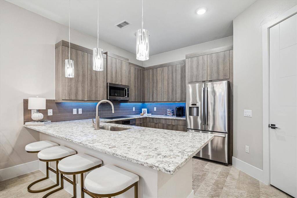 The dine-in breakfast bar is the perfect spot to start the day.