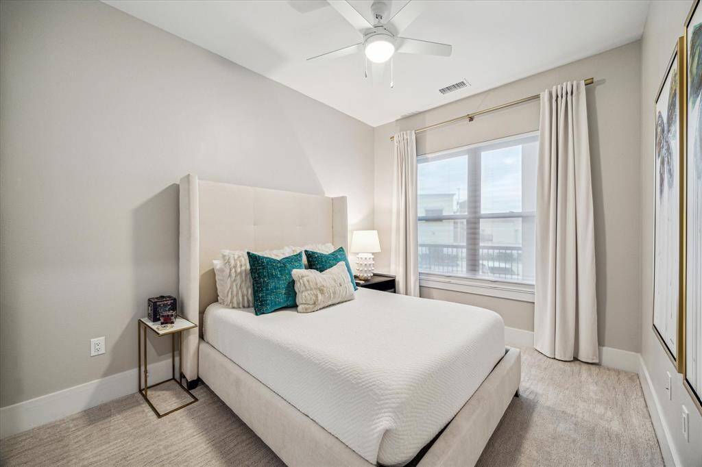 Clean neutral colors create bright happy bedroom spaces.