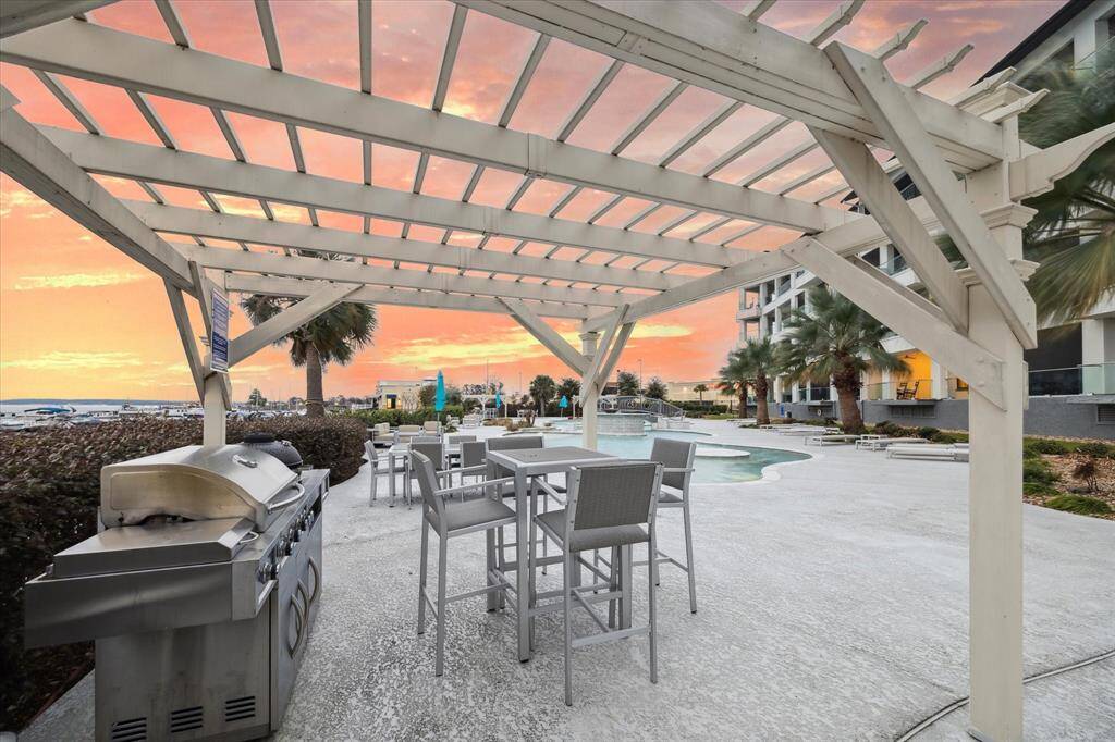 Enjoy an afternoon of grilling and gathering with your loved ones while enjoying this lovely view.