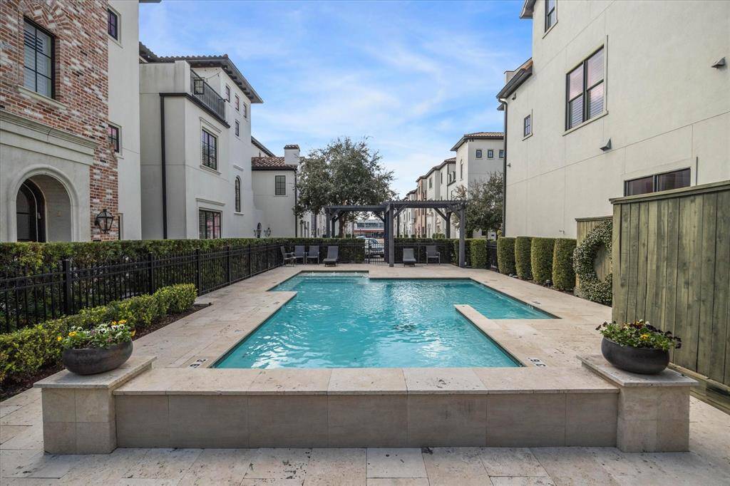 Pristine Southside Circle pool is just steps from the front door!