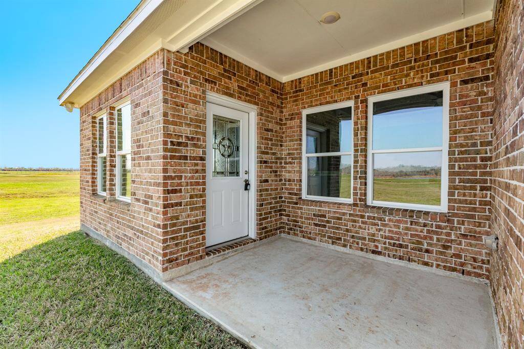 Back Entry with Covered Patio