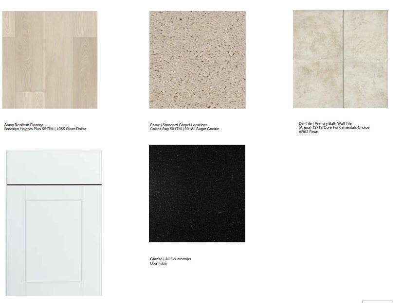 21902 Red Lantana Trail design selections! This home is currently under construction and selections are subject to change.