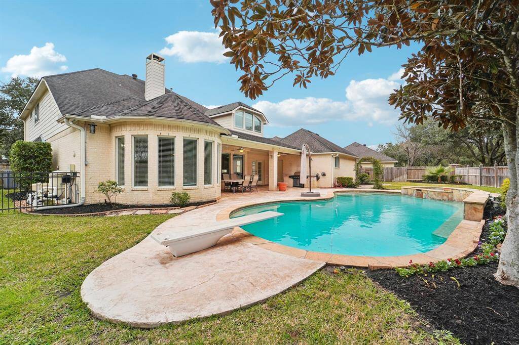 Dive right in—the water is perfect! Even on chilly days, the pool heater ensures a comfortable swim. Spend your weekends lounging by the pool, unwinding in the spa, or hosting unforgettable gatherings in your private backyard retreat.