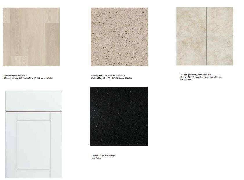 22123 Hat Creek Drive design selections! This home is currently under construction and selections are subject to change.