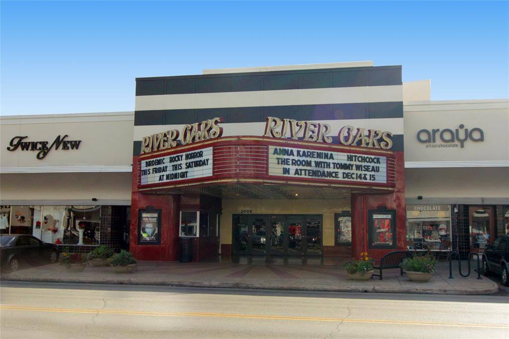 Catch a movie with cocktails at the newly refurbished River Oaks Theater.