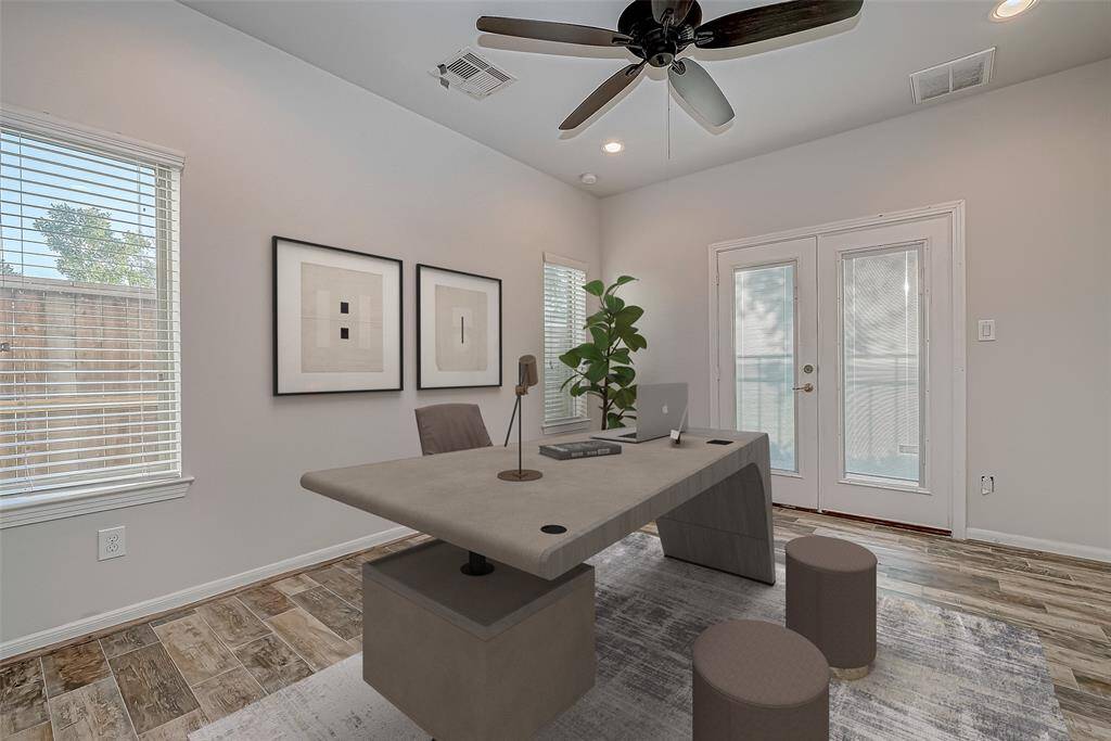1st floor bedroom OR office. Virtually STaged