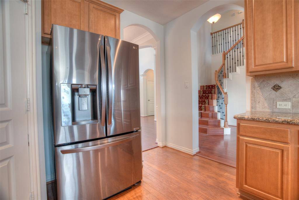 Refrigerator included.