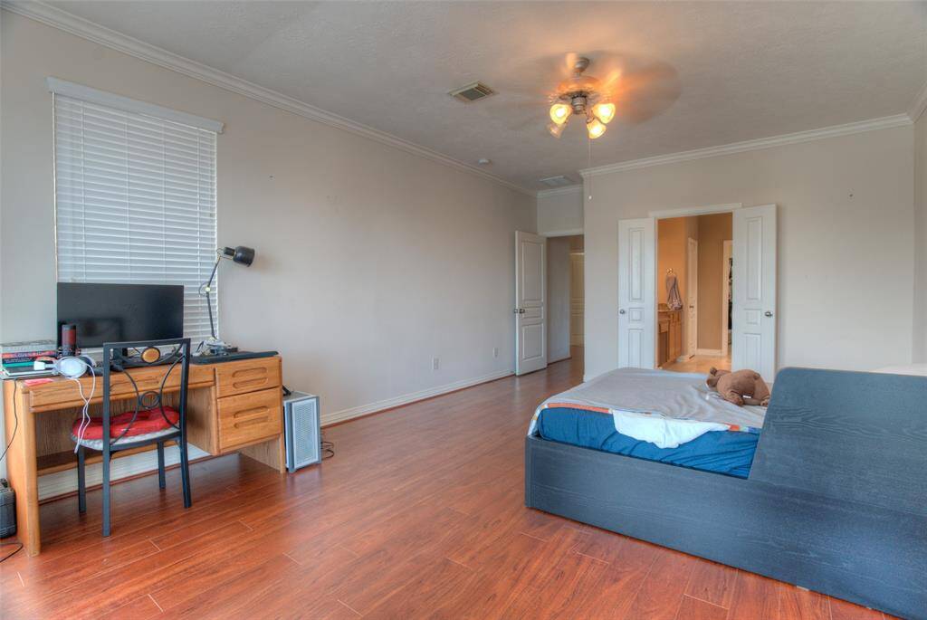 Huge master bedroom.