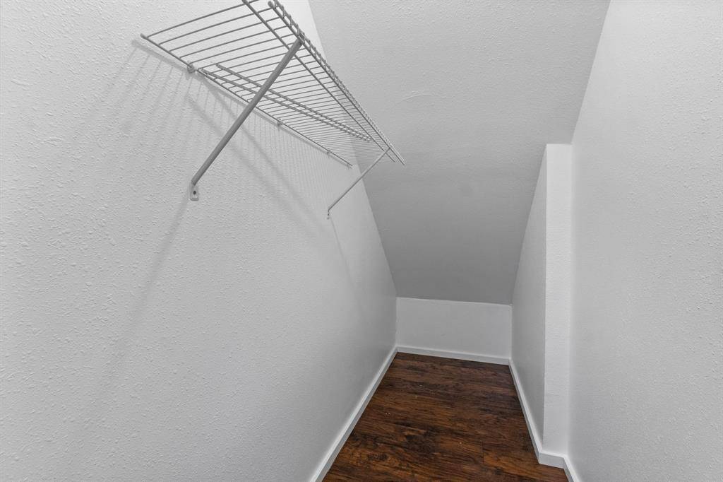 Primary closet