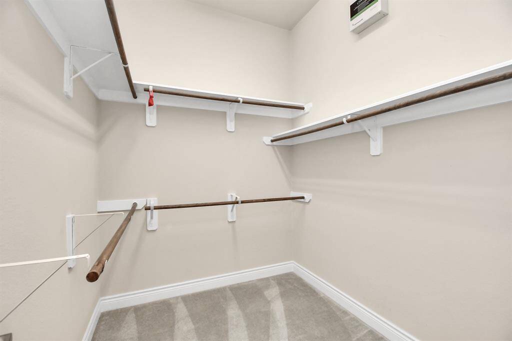1st closet in primary bathroom