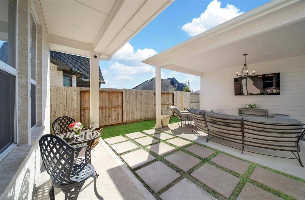 Step outside to see how the backyard has been transformed to create a wonderful outdoor living space! An exterior gas stub has also been added for a future outdoor kitchen.