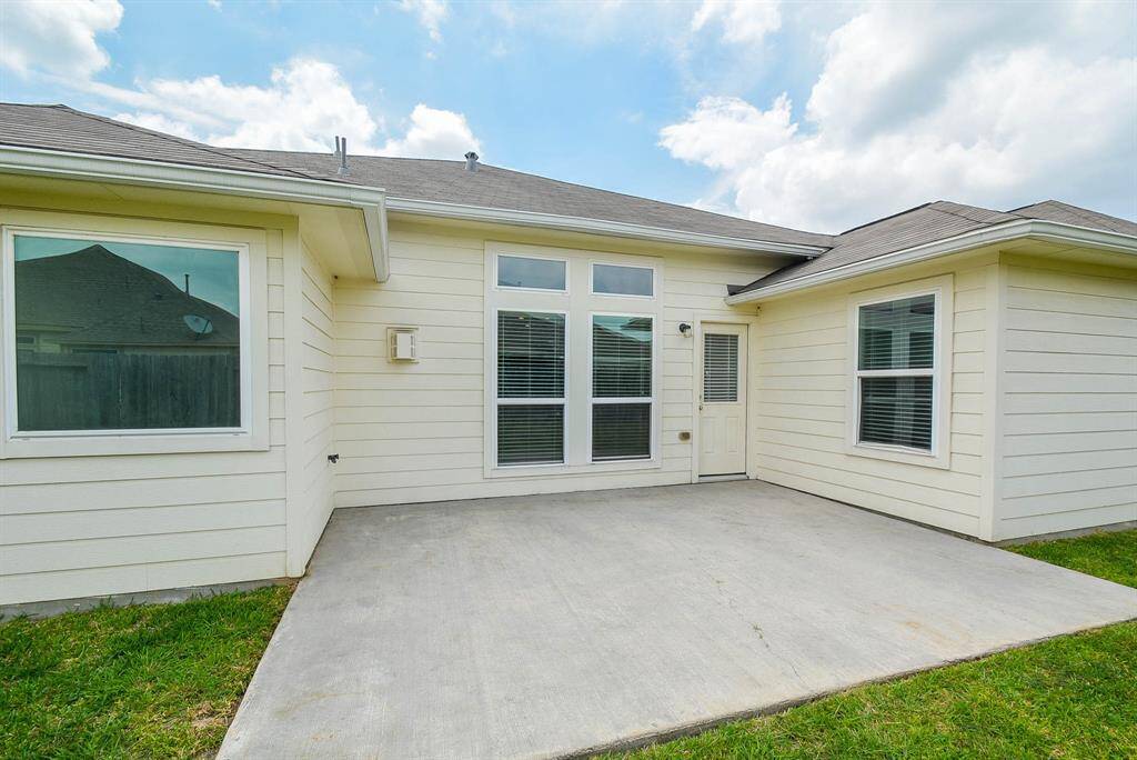 Extended back patio