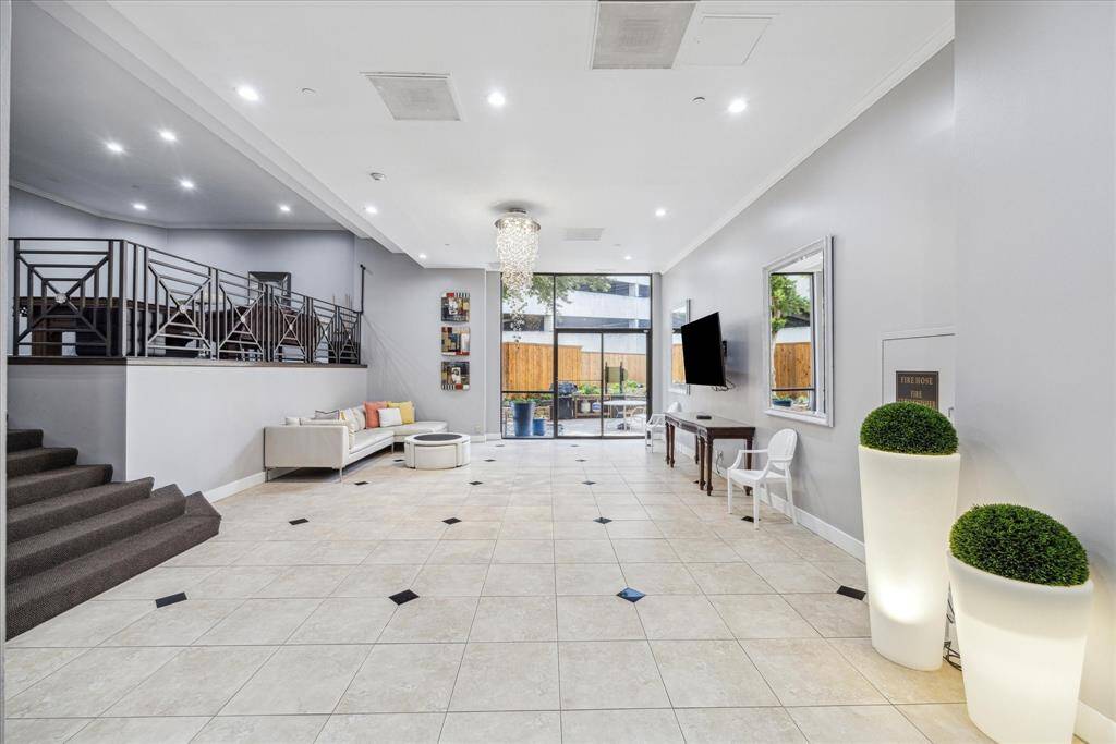 State-of-the-art fitness center with modern equipment and a view.